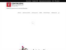 Tablet Screenshot of centreepic.org